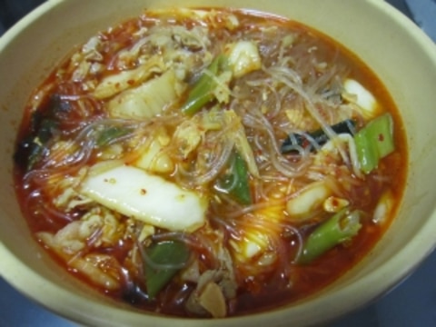 でとっくす＠韓国風春雨スープ